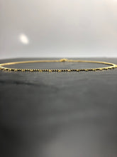 Load image into Gallery viewer, Collier ras de cou en acier doré multi sequins