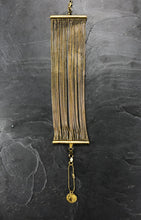 Load image into Gallery viewer, Bracelet manchette large en laiton brut, chaîne serpent ronde créateur Khara Tuki Paris
